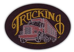 Nažehlovací etikety střední - trucking